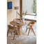Lotus Round Solid Oak Dining Table