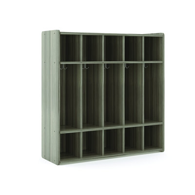 Casier de plancher en stratifié à 5 niveaux à 3 niveaux, 46 po de largeur