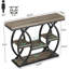 Console industrielle, canapé en métal compact et consoles pour petits espaces