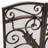 3 Panel Iron Fireplace Screen