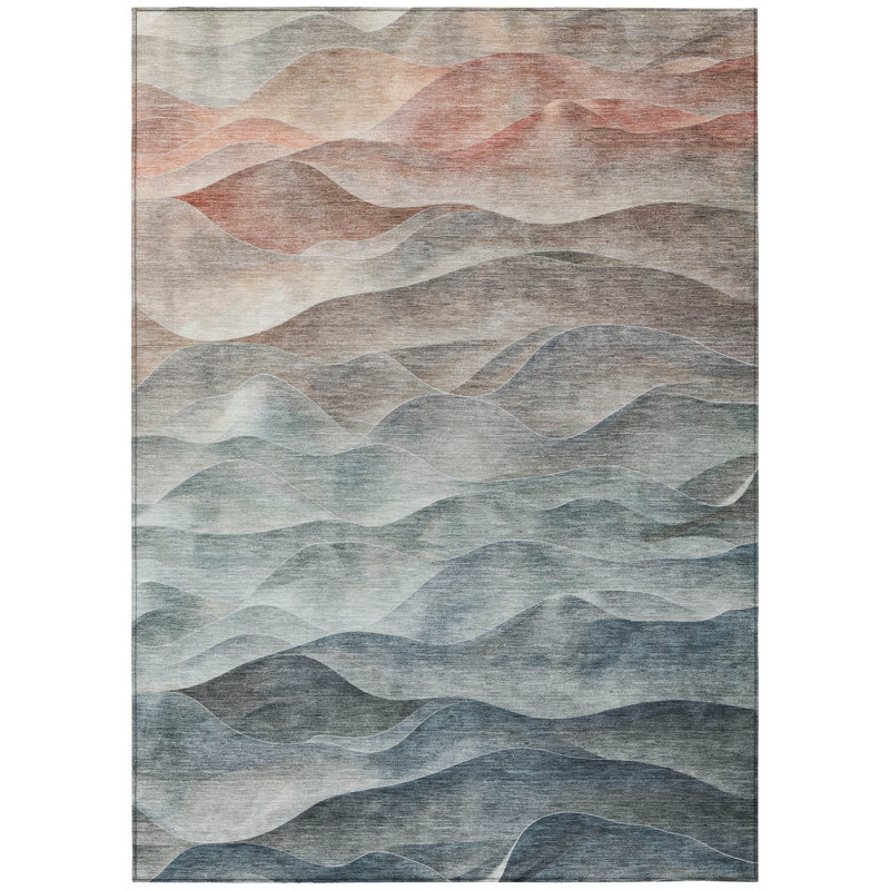 Tapis lavable intérieur / extérieur Linover, 8' x 10'