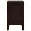 Table de chevet rectangulaire à 2 tiroirs Garrett Cappuccino-1910448347