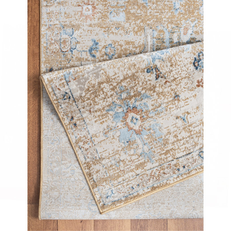 Tapis doré, Tapis de couloir 2 pi 7 po x 7 pi 3 po