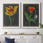 «Midnight Tulip II», reproduction encadrée de qualité supérieure - prête à être accrochée-36309995-36278124-36309985