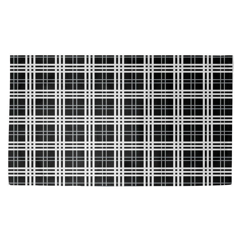 Plaid Indoor Rug, Rectangle 3' x 5'
