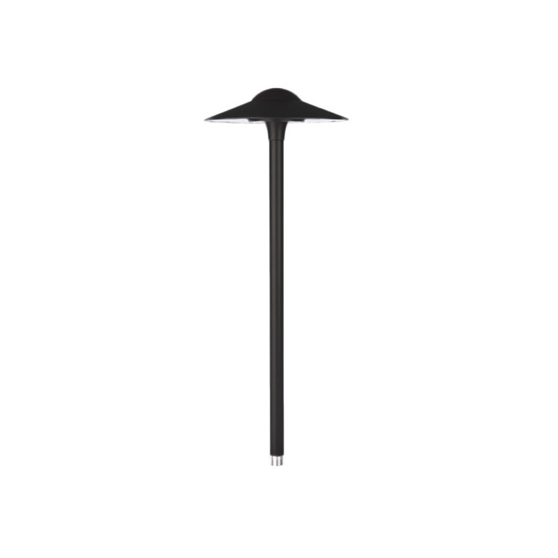 Tikki LED Pathway Light, 3000K, Black on Aluminum