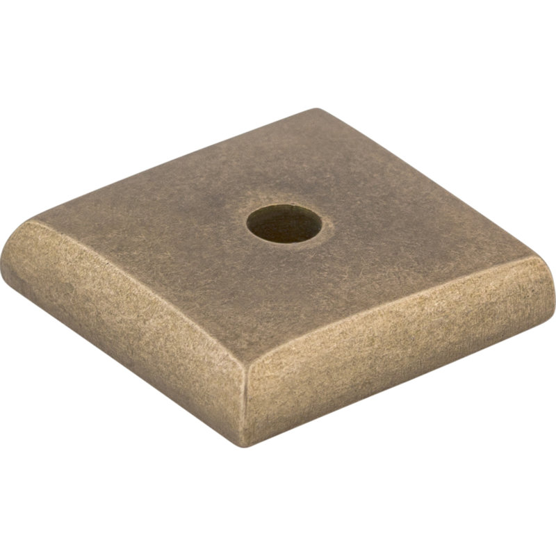 Aspen Square  Backplate, Light Bronze, 1.25" H x 1.25" W x 0.19" D
