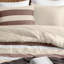 Ensembles de literie en polyester durable, motif texturé terre cuite pour toutes les saisons