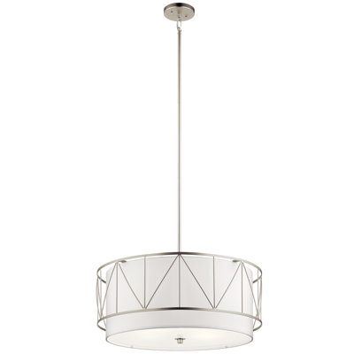 Birkleigh 4 - Light Dimmable Drum Chandelier