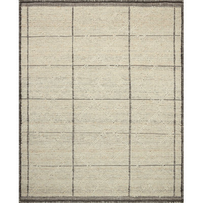 Amber Lewis x Loloi Bowie Ivory / Mocha Area Rug