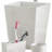 Resin Wastebasket, 7Qt, White