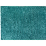 Wool Area Rug in Turquoise