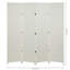 160.6Cm W x 169.7Cm H 4 - Panel Solid Wood Room Divider-1792552299