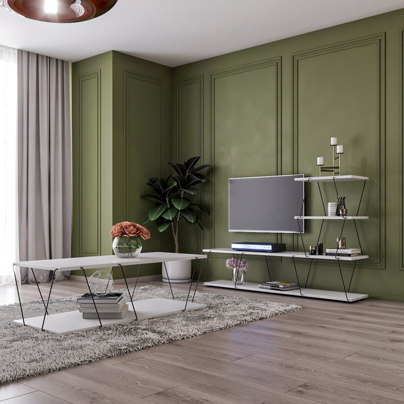 Ensemble de meubles de salon, Blanc