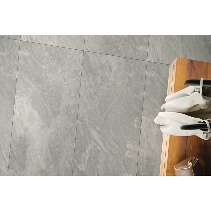 Marble 24" x 48" Porcelain Marble Look Wall & Floor Tile, Gray