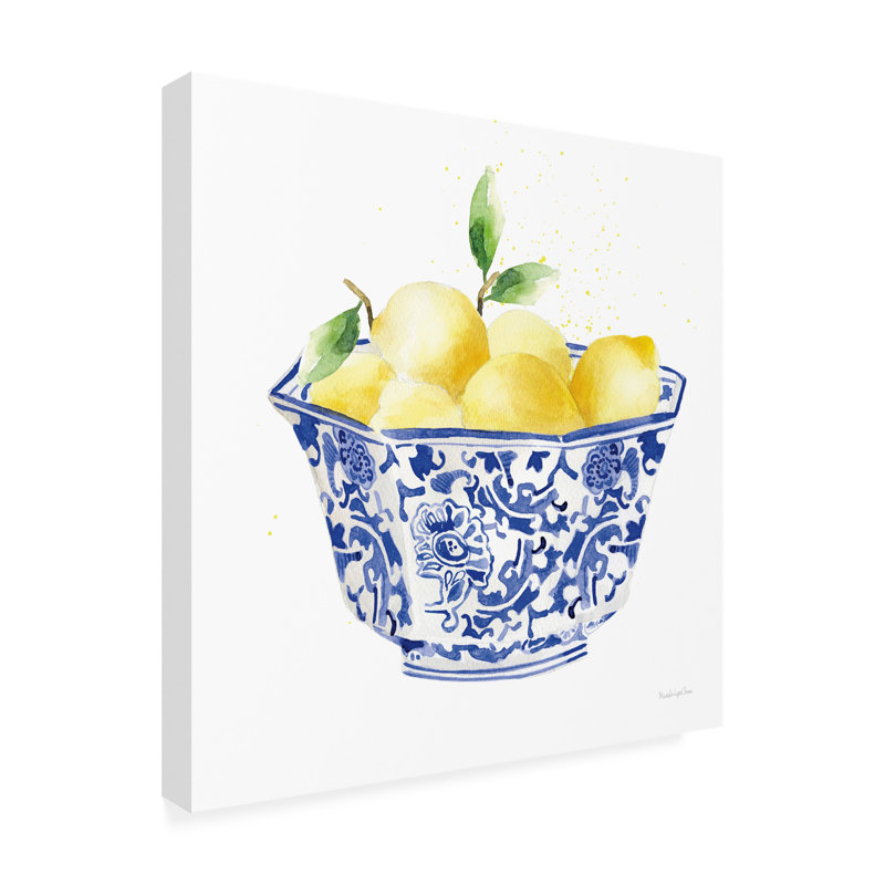  «Mercedes Lopez Charro Elegant Fruit II», art mural sur toile, H 18 po x l 18 po