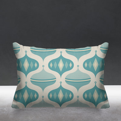 Outdoor Reversible Throw Pillow