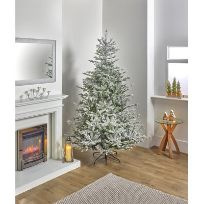 6.56' H Lighted Artificial Spruce Christmas Tree