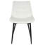 Achaius 41cm H Tufted Velvet Upholstered Metal Full Back Side Chair-640286455