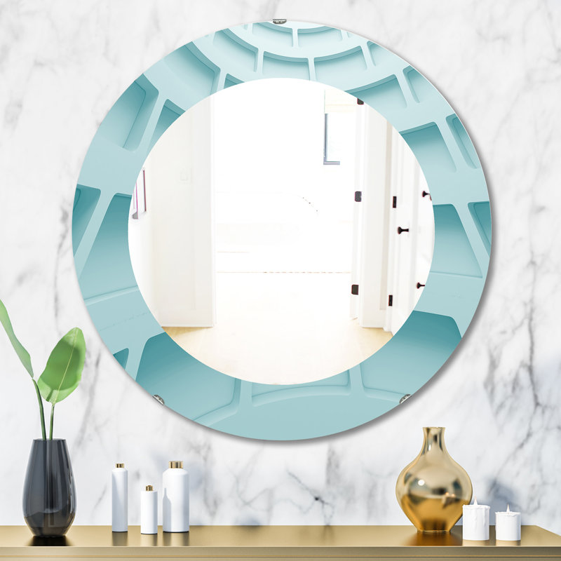 Miroir mural Waves 4, H 31,5 po x l po