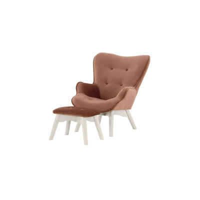 Batson Children's Armchair With Footstool
