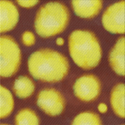 Brun abstrait/Tapis décoratif vert