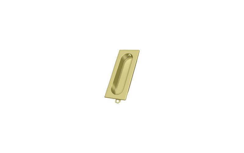Flush Cup / Bin Pull, Polished Brass