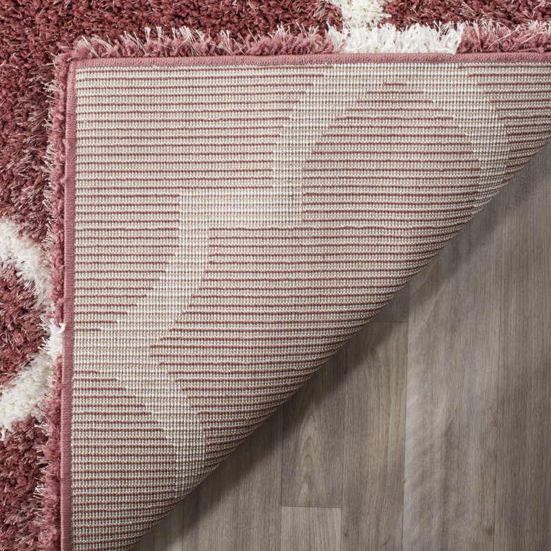 Bertl Sgm-Montreal Plush Performance Geometric Rug, Rectangle 5'3" x 7'6"