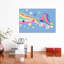 «Rainbow Skate» par Nancy Mckenzie - impression d'art graphique-52800608-52800601