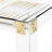 Pierre Interlude 40'' L Glass Backgammon Game Set