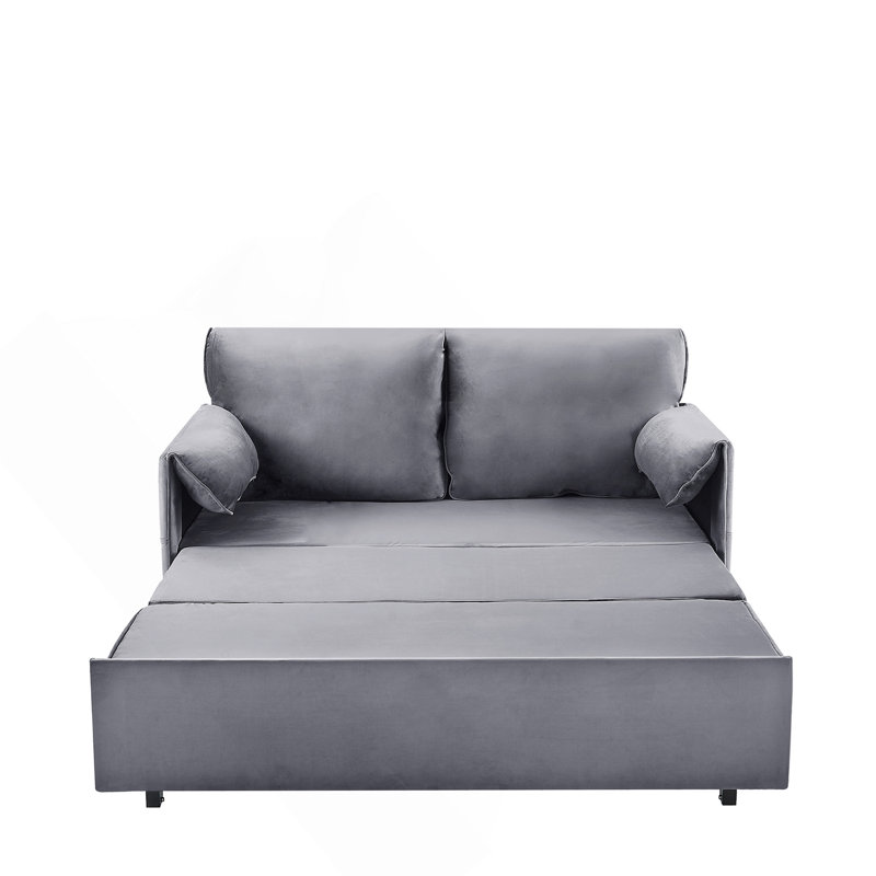 63 Inch Bed Variable Sofa Bed With Double Armrest ,Comfortable Large Bed