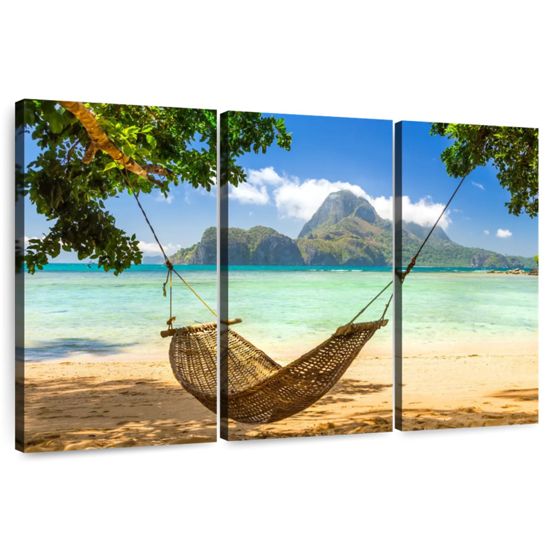Gillard Beach Bamboo Hammock, 32" H x 50" W