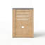 Armoire de cuisine extérieure réfrigérée de 70 cm (27,6 po) avec comptoir en acier inoxydable - Naturel-133762436