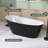 59" x 29" Freestanding Soaking Acrylic Bathtub-91520719