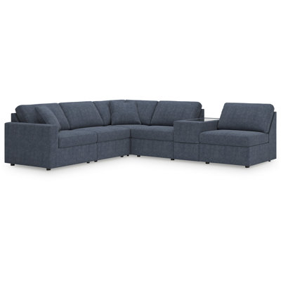 Chobanyan 6-Piece Sectional With Storage Console