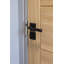Hammered Newbury Lever on Rose Set (Square)-56210005