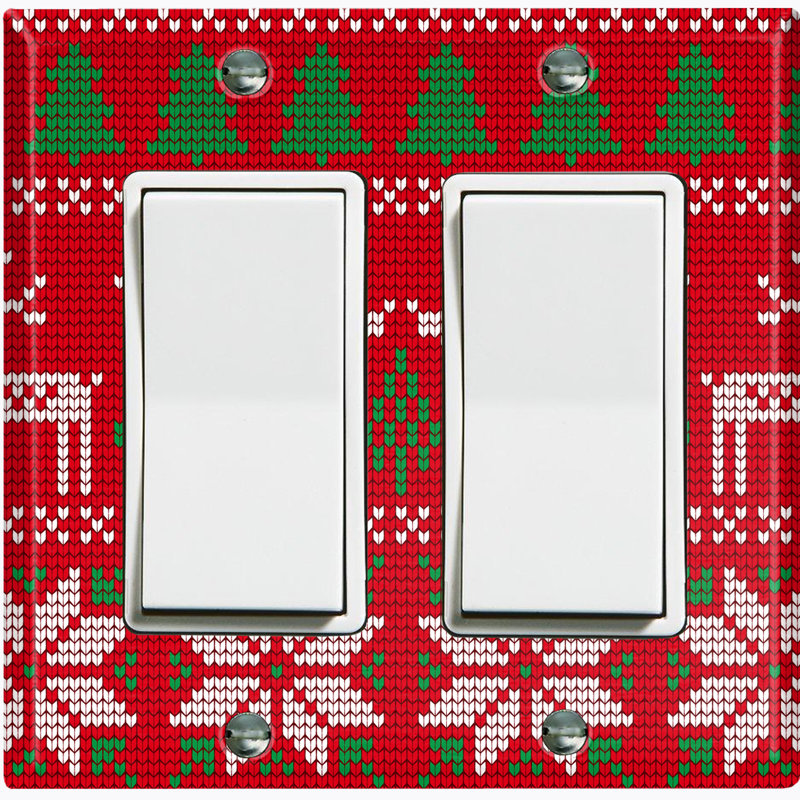 Plaque de Noël pour arbre de Noël à 2 bandes