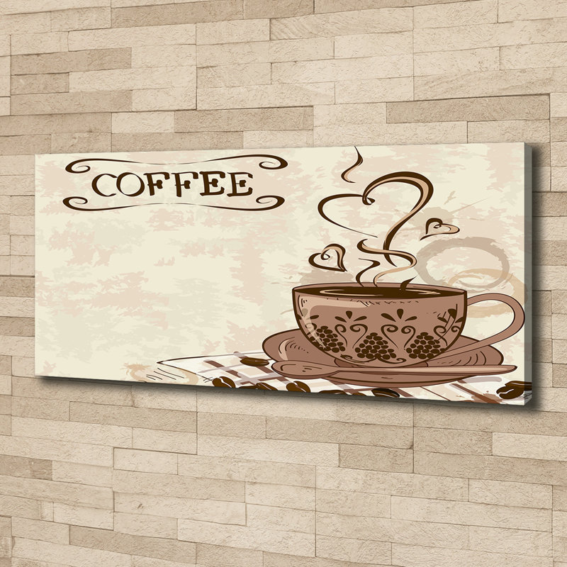 Aromatic Coffee - Wrapped Canvas Print