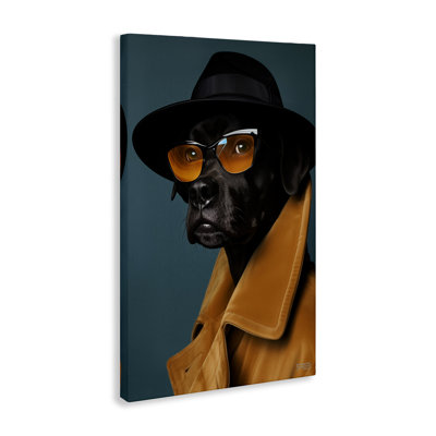 «Black Dog in suit» par Roozbeh Bahramali