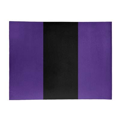 Tapis mauve/noir