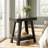 23.6" Farmhouse Wooden End Table Set, Side Table Nightstand with Storage Shelf for Living Room & Bedroom-135384165