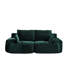 Mousse à mémoire de forme moderne à 2 places compressée avec un tissu de velours côtelé, animal de compagnie, sans assemblage, personnalisable pour le salon, les appartements, les chambres à coucher, personnalisable-61520601