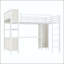 Lit mezzanine en métal avec garde-robe, bureau en L et cubes de rangement-128515252-128515255