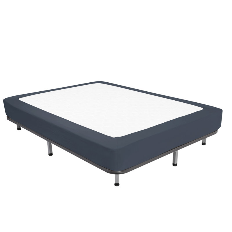 Wrap Around Box Spring Cover, Full/Full XL, Stone Gray