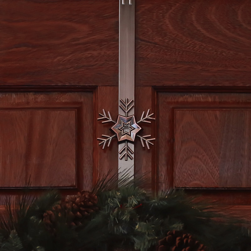 Adjustable Length Snap-on Icon Wreath Hanger, Oil-Rubbed Bronze