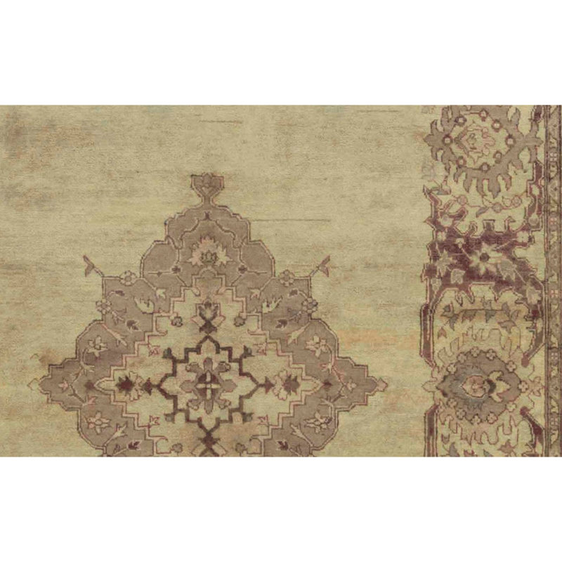 Tapis doré de haute qualité noué à la main