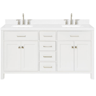 2_ARIEL Bristol 72 Double Sink Bathroom Vanity with Carrara White Quartz