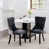 Black/Gray Faux Leather selected