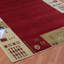 Tapis ikat rouge et crème Alissya-1974768277