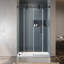 Porte de douche coulissante simple sans cadre de 46 à 49 po x H 76 po-85016948